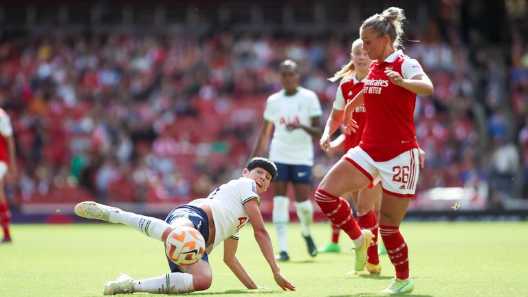 Tottenham were overwhelmed by a dominant Arsenal at the Emirates