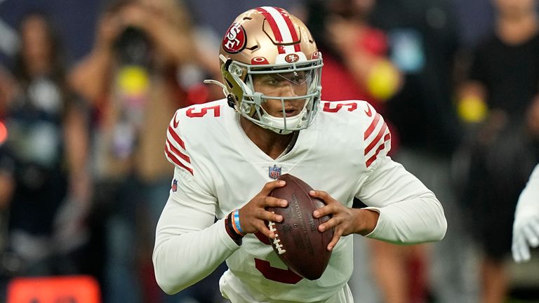 San Francisco 49ers quarterback Trey Lance is looking to bounce back in Week Two with a win over the Seattle Seahawks