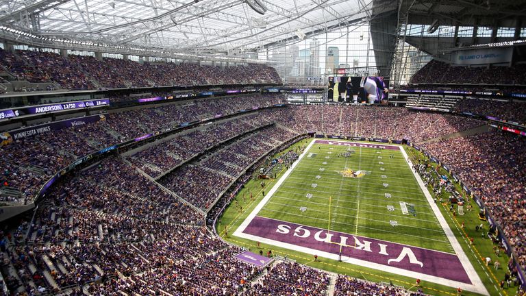 U.S. Bank Stadium in Minneapolis will host the game between the Kansas City Chiefs and Tampa Bay Buccaneers is Hurricane Ian forces a relocation