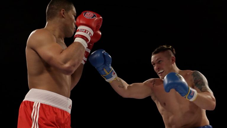Look back at footage of Joe Joyce&#39;s explosive amateur clash against Oleksandr Usyk ahead of their potential showdown in the pro ranks