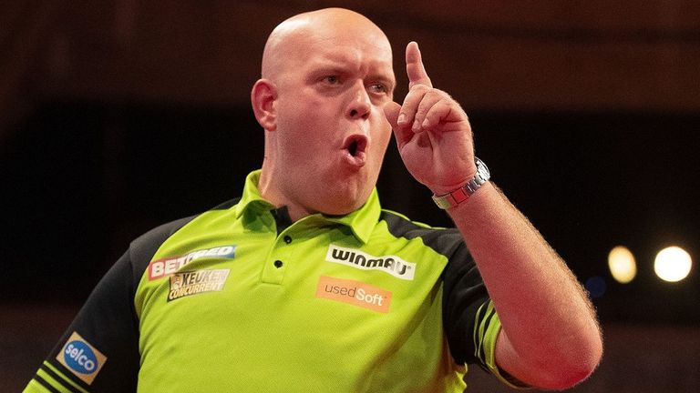 Michael van Gerwen says he is the favourite going into the World Darts Championship, live on Sky Sports 