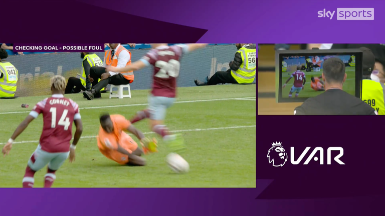 West Ham's second goal was ruled out by VAR after Jarrod Bowen was ruled fouled on Edouard Mendy.
