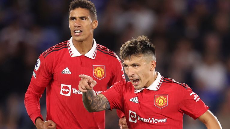 Raphael Varane and Lisandro Martinez have formed an impressive defensive partnership for Manchester United this season