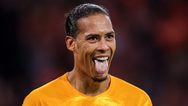 Virgil Van Dijk's winner was enough to secure Netherlands' place in the Nations League finals