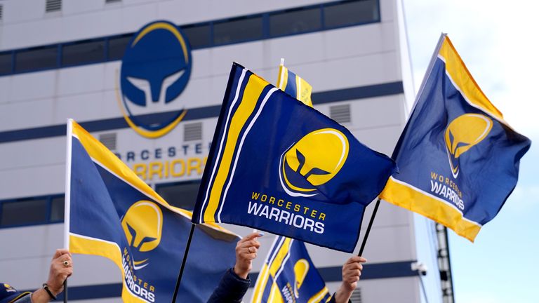 Worcester Warriors flags