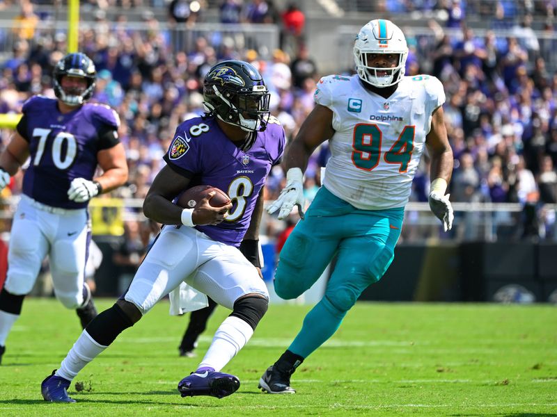 Dolphins can't contain Lamar Jackson, lose big at home NFL - Bally Sports