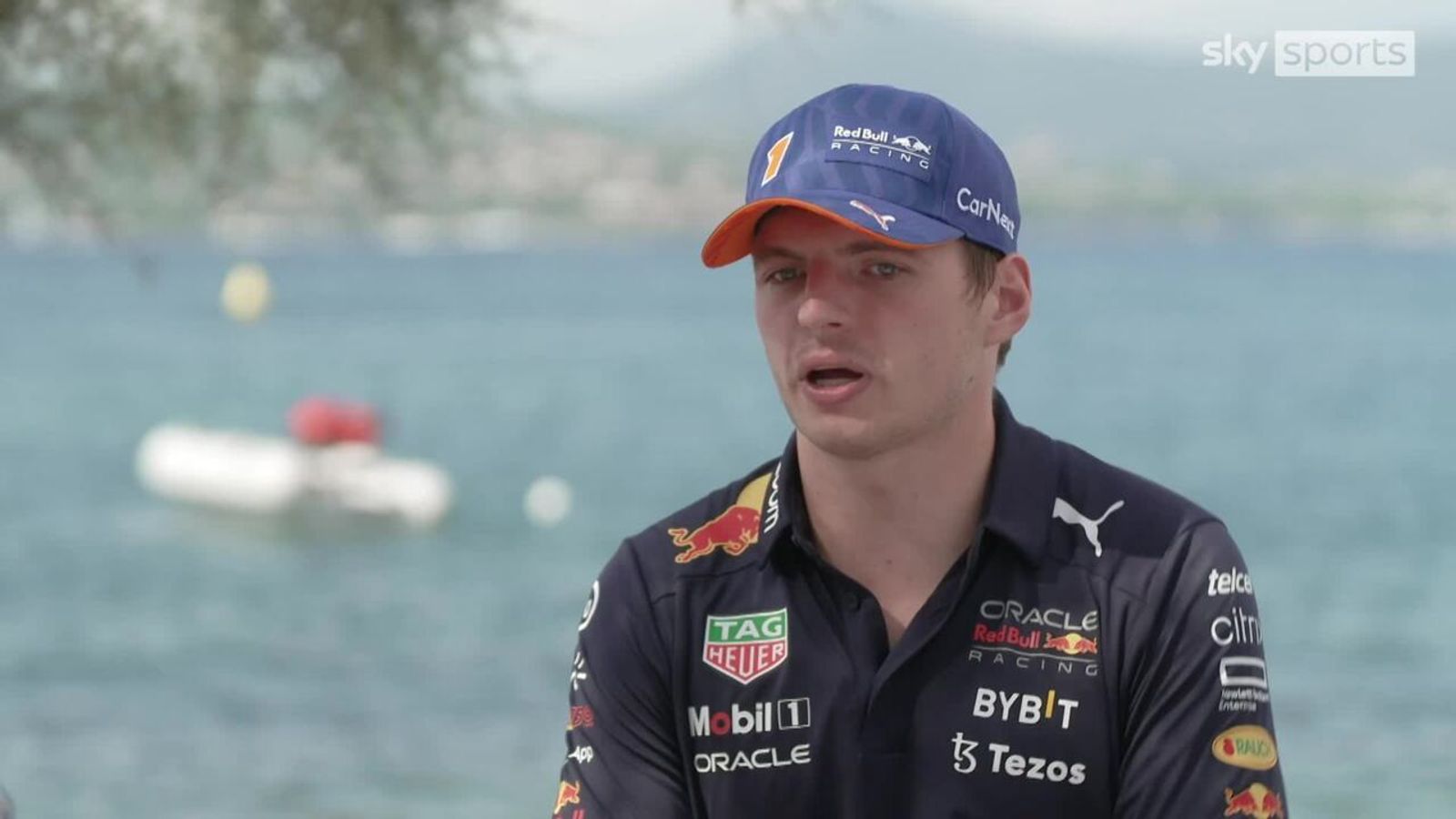 Red Bull's Max Verstappen and Sergio Perez go sailing with SailGP F1