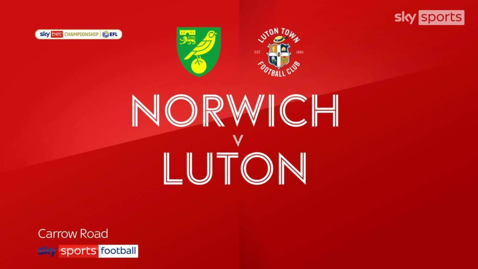 Norwich 0 - 1 Luton - Match Report & Highlights