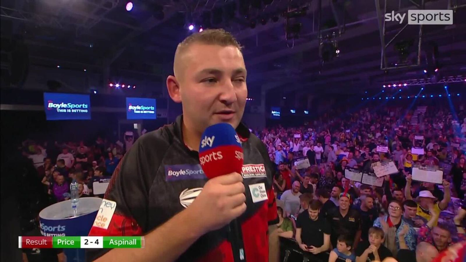 Nathan Aspinall Reaching final means so much Darts News Sky Sports