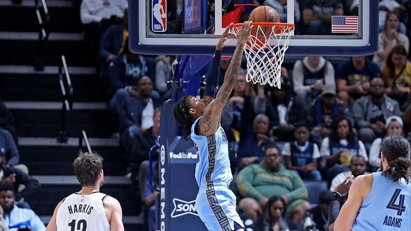 Ja Morant Flies Through Air For Insane Alley-oop Dunk | NBA News | Sky ...