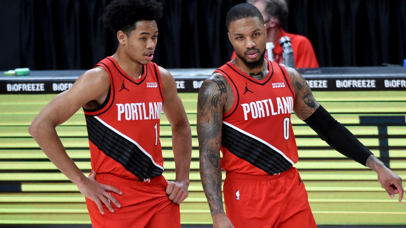 Trail Blazers jerseys will get 'Biofreeze' logo patches after new