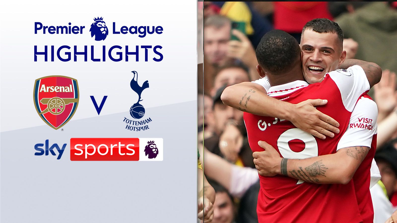 Arsenal 3 1 Tottenham Granit Xhaka Strike Caps Commanding Victory As