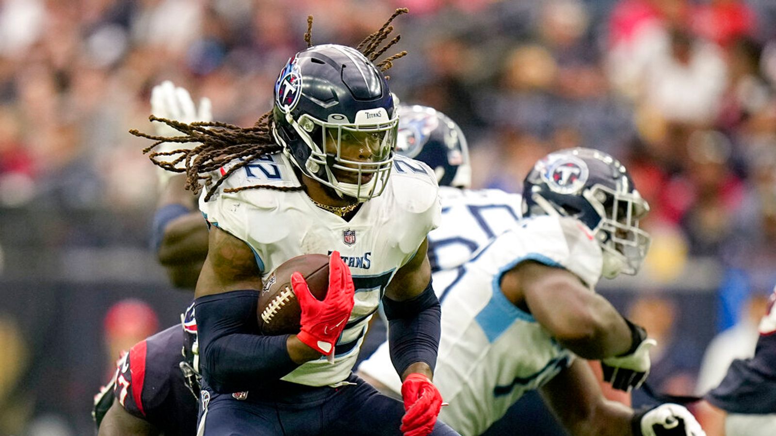 NFL Week Eight Stats Derrick Henry extends 200yard rushing streak against Texans, while