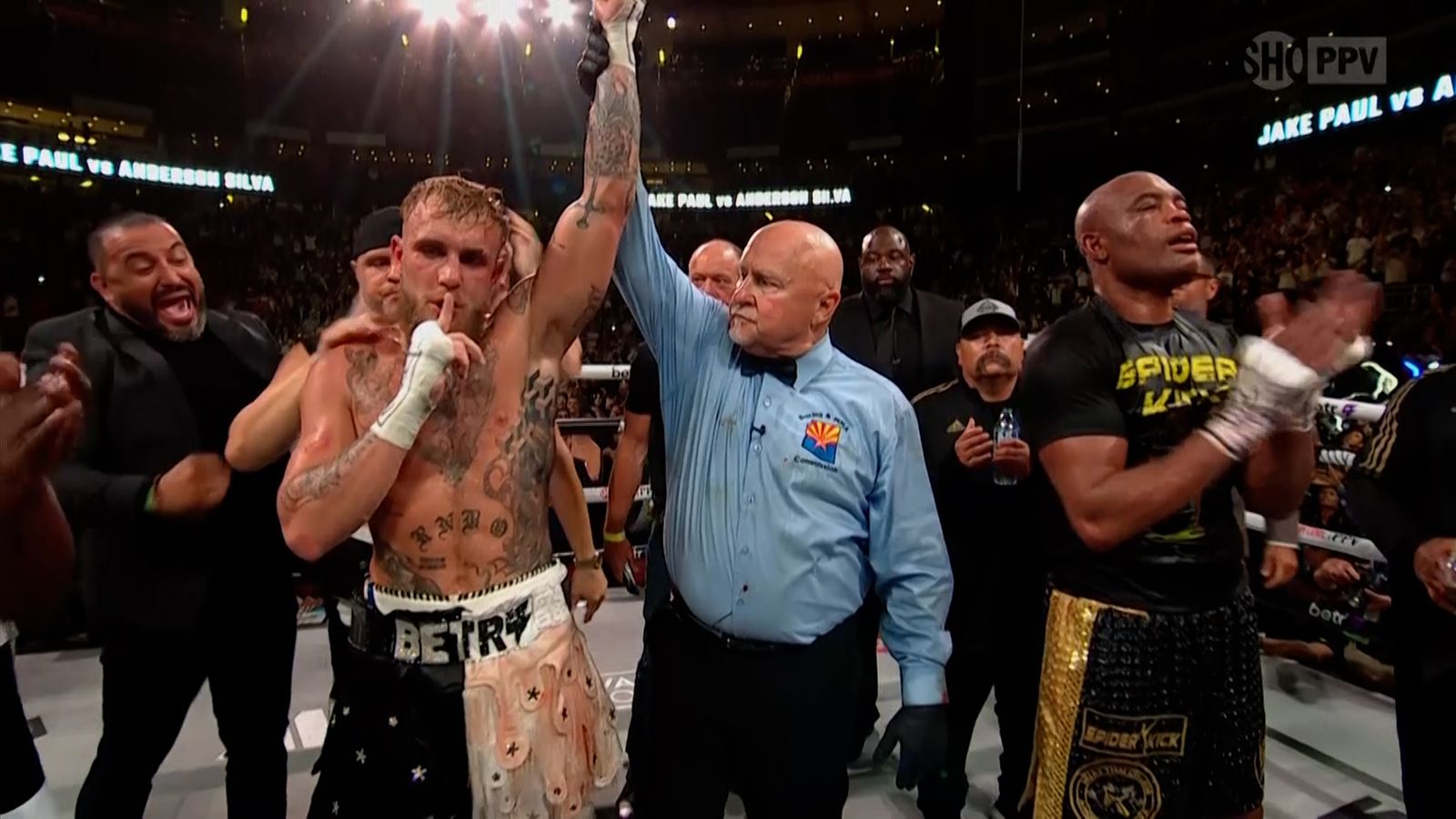 Jake Paul wins Anderson Silva bout and calls out Nate Diaz: 'Everyone ...