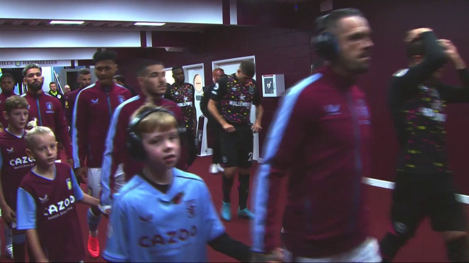 Aston Villa mascot Riley Regan grateful for Danny Ings' ear defender ...