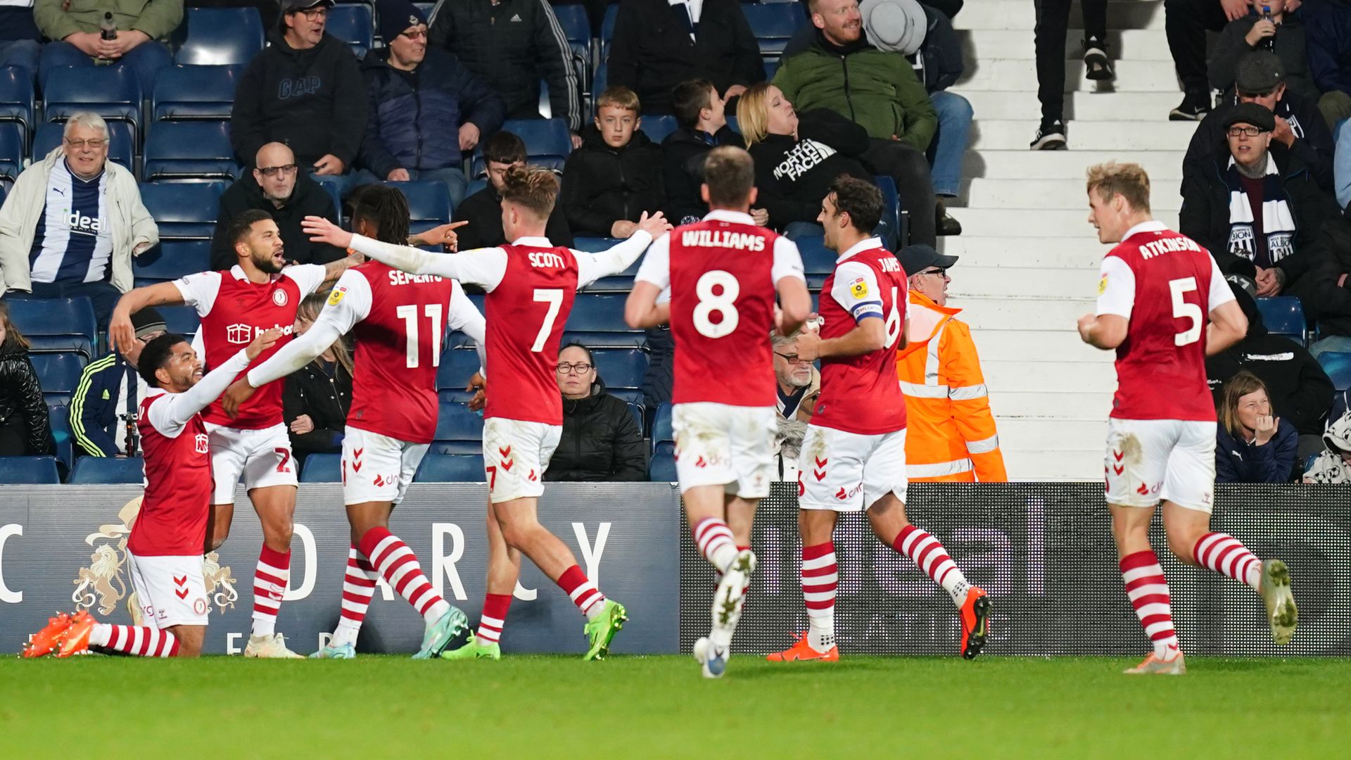 Wells scores as Bristol City see off WBA