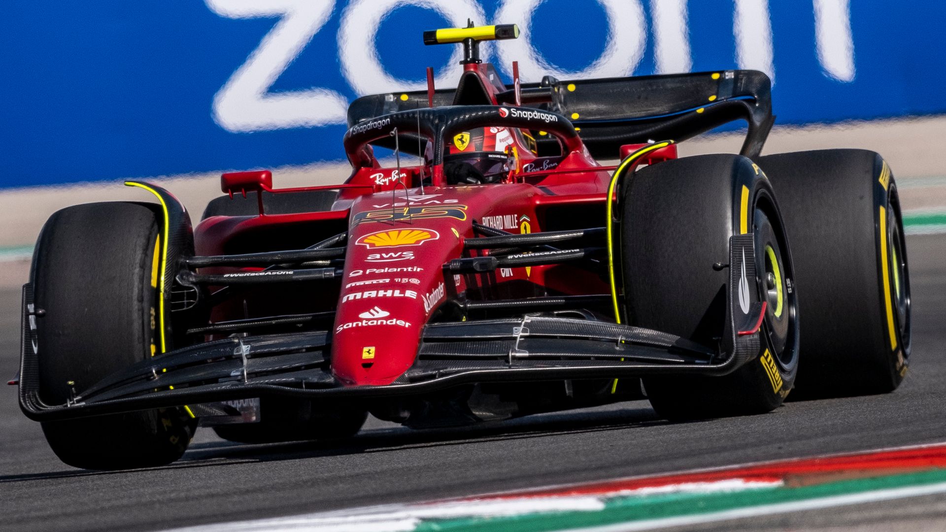 Sainz takes US pole as Ferrari outpace Red Bull