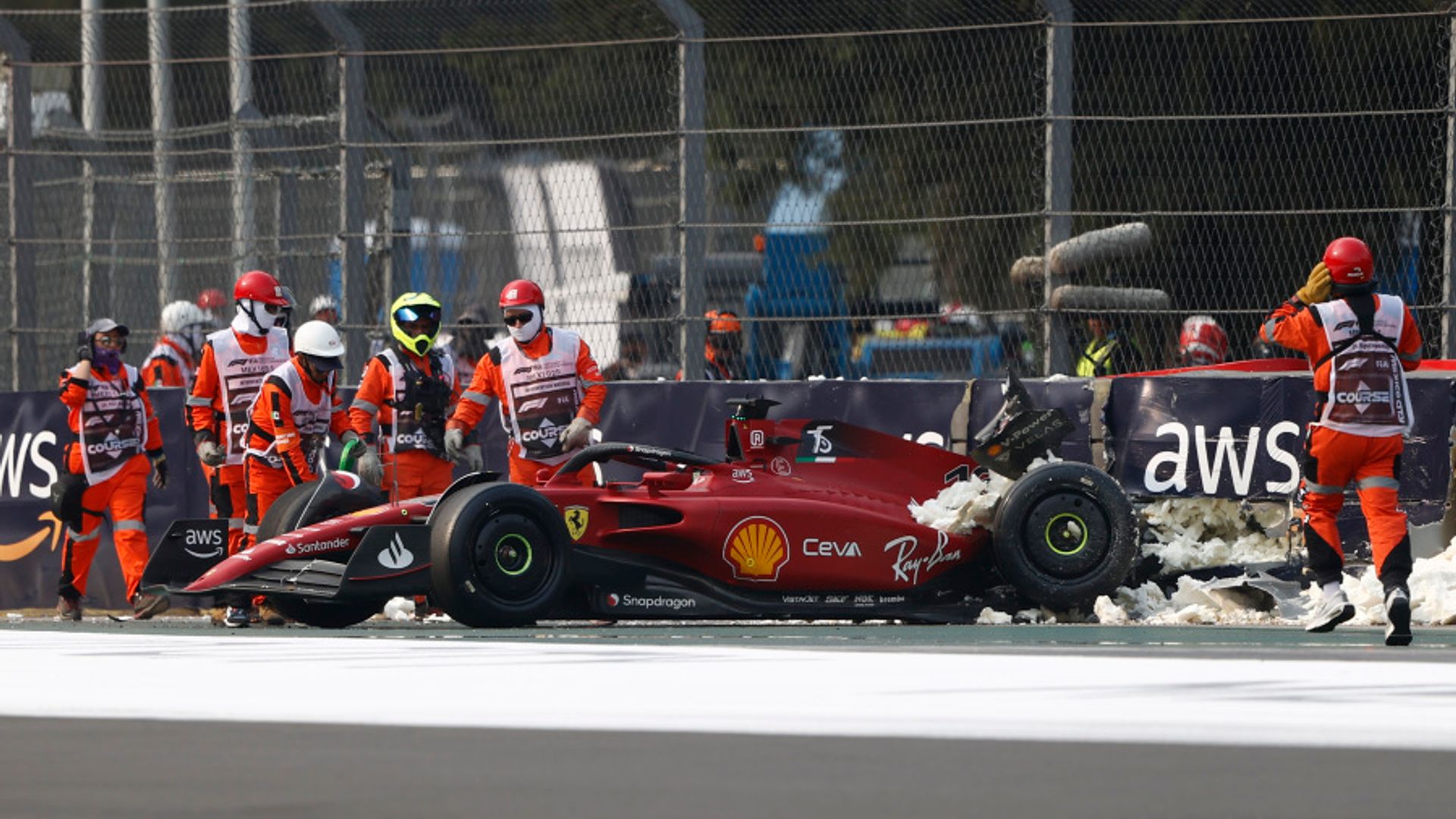 Mexico City GP: Leclerc crashes out as Russell tops timesheet recap