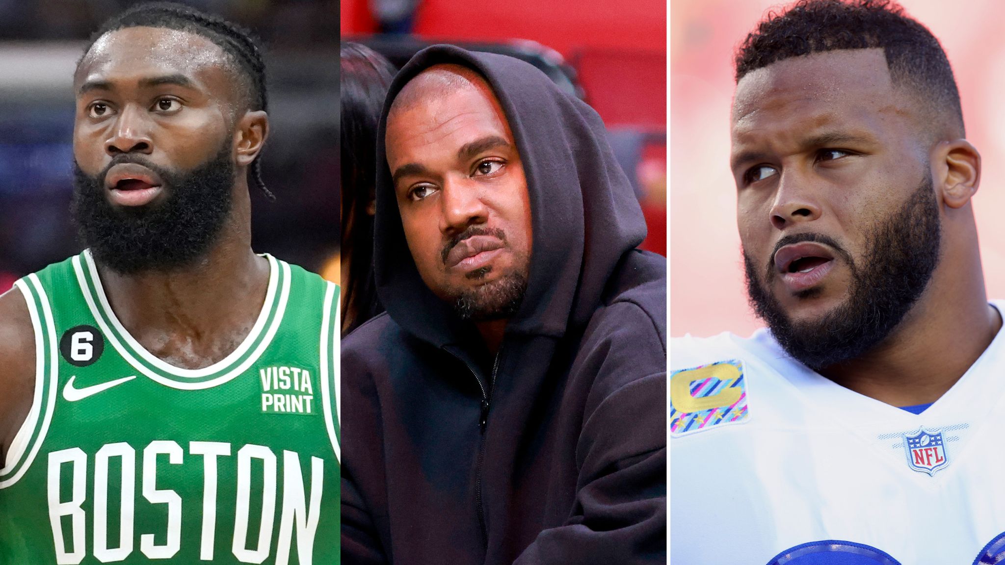 LA Rams' Aaron Donald and Boston Celtics' Jaylen Brown end deals with Kanye  West's Donda Sports, NBA News