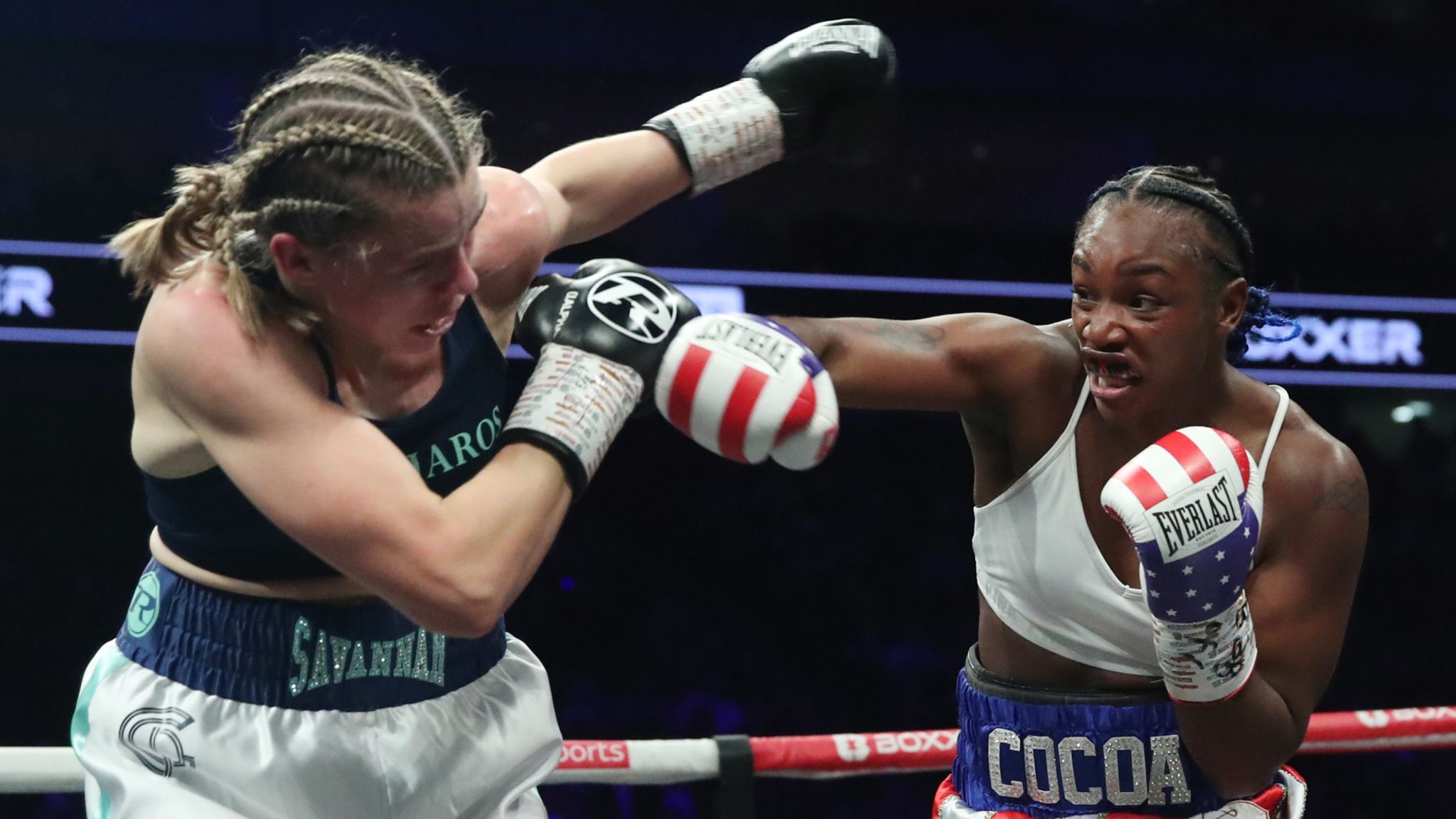 Claressa Shields vs Savannah Marshall was most watched womens professional boxing event in history Boxing News Sky Sports