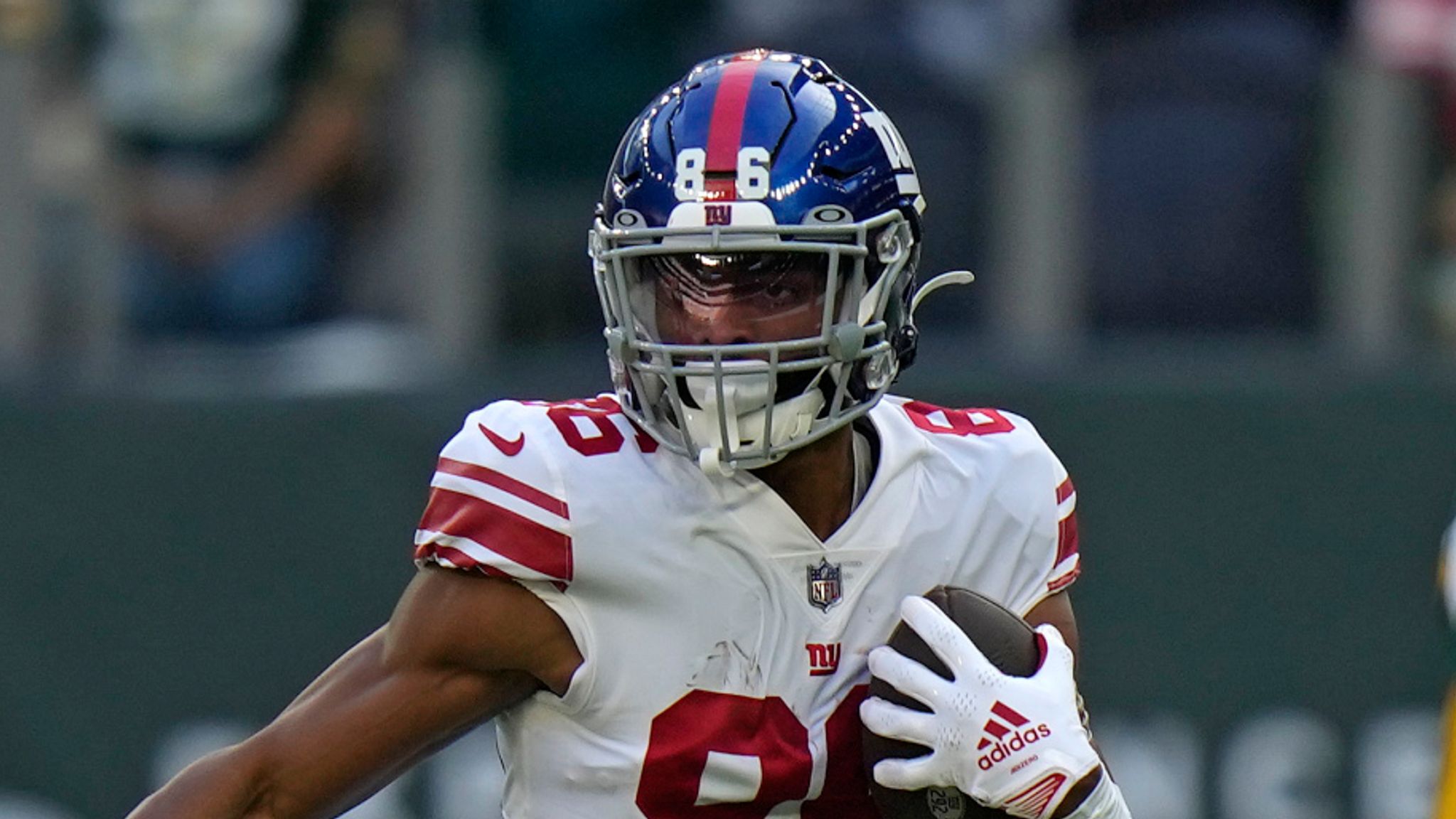 New York Giants receiver Darius Slayton displays mental toughness