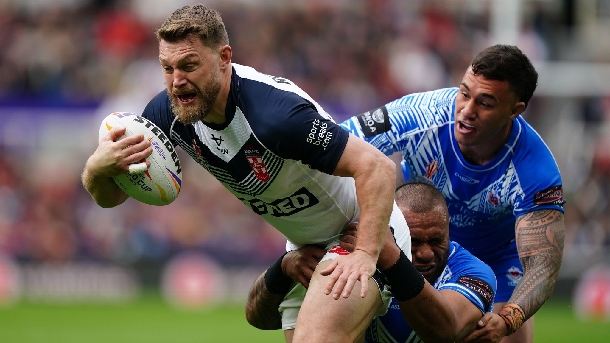 Rugby League World Cup 2021 England vs Samoa at Newcastles St James Park recap Rugby League News Sky Sports