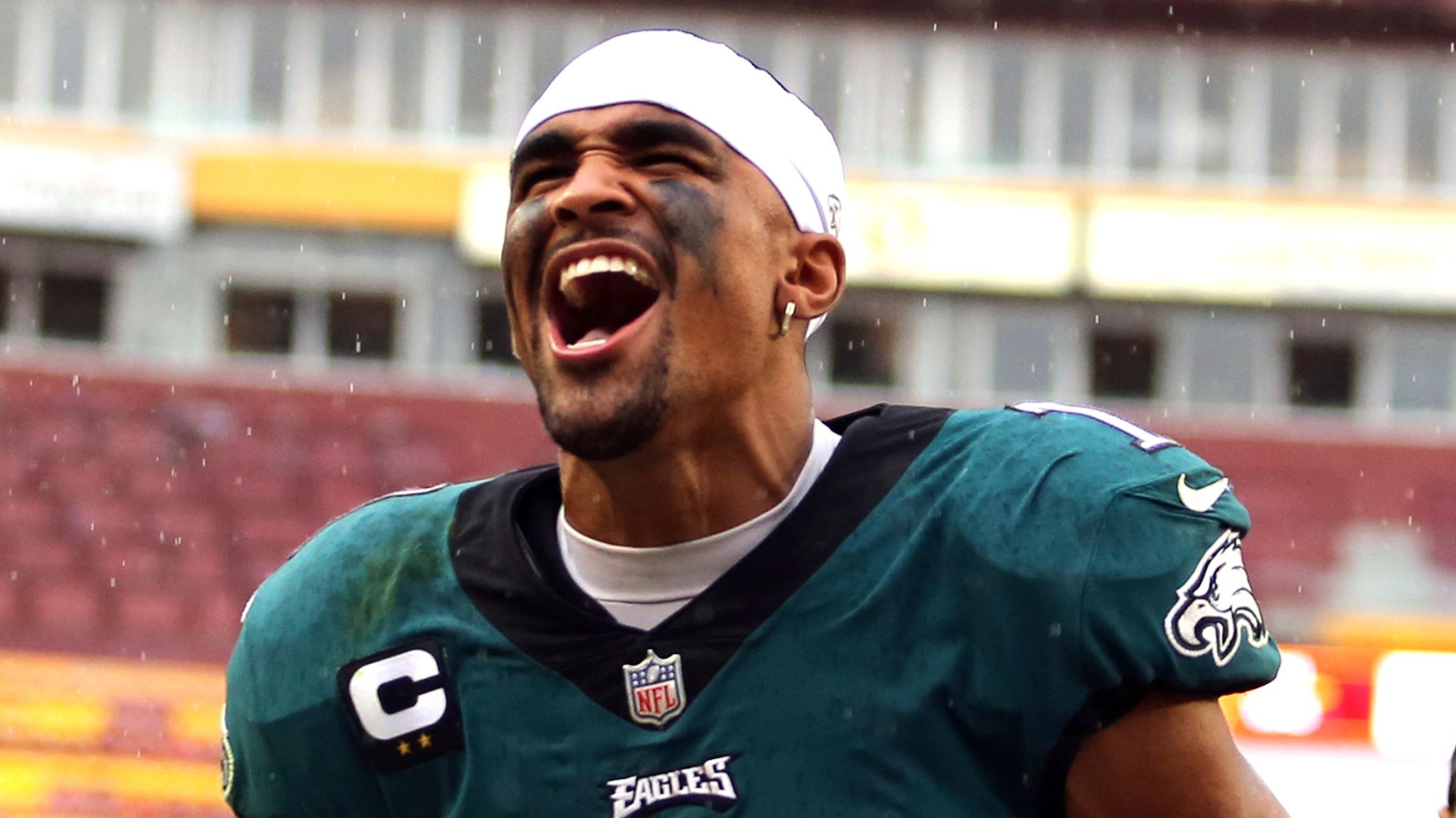 Jalen Hurts in command of the Eagles offense