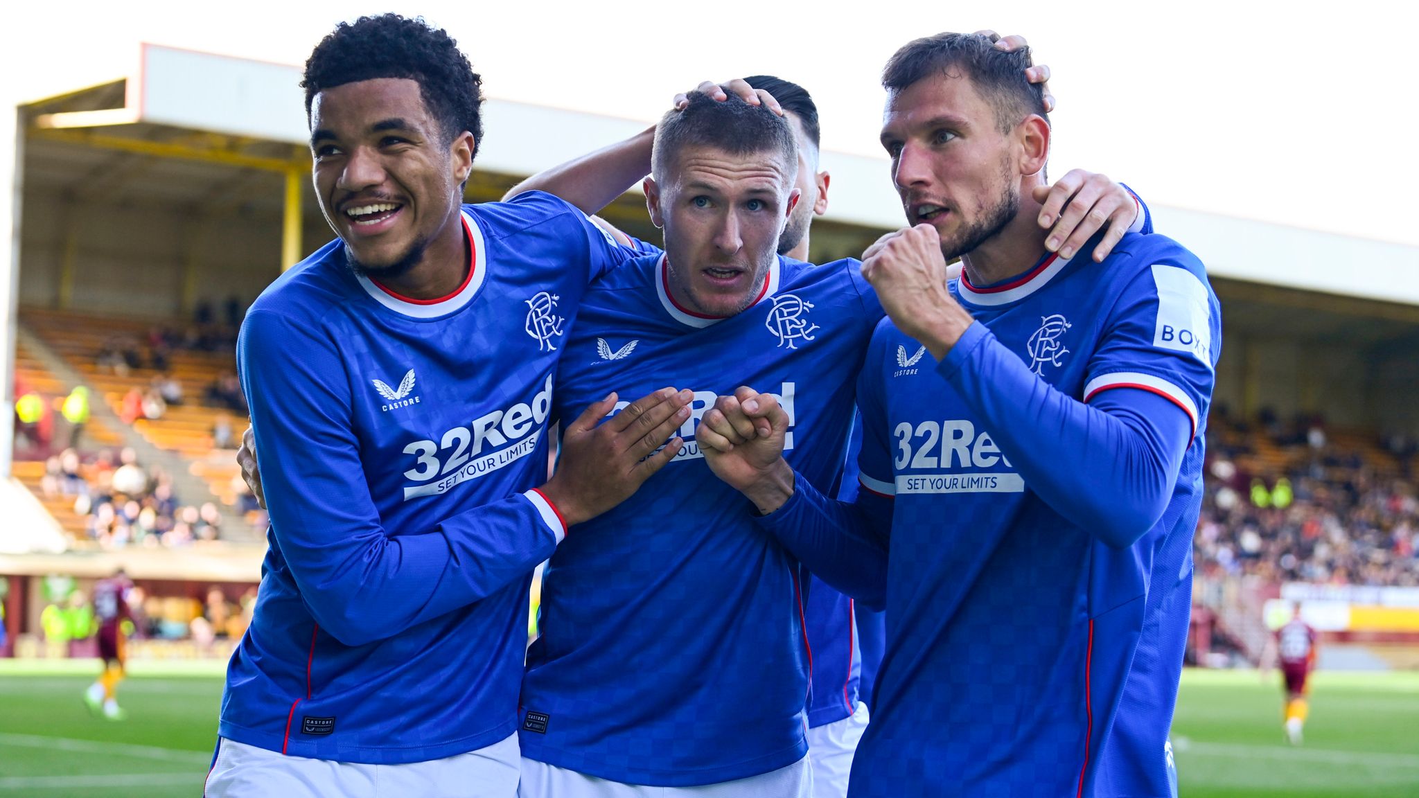 Motherwell 1-2 Rangers Malik Tillman solo strike sees Gers close to within two points of Celtic Football News Sky Sports