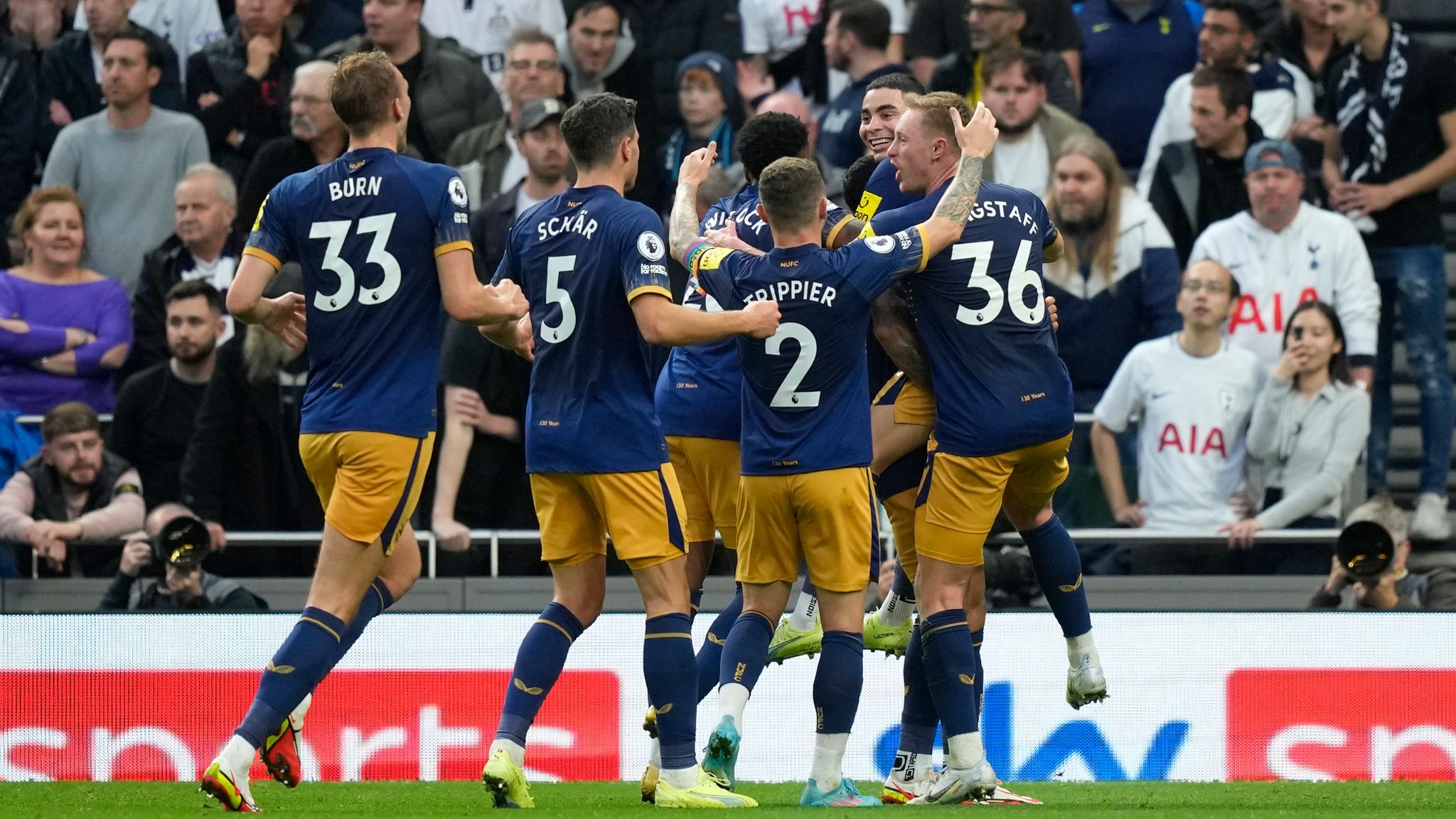 Newcastle routs Tottenham 6-1, boosts Champions League hopes - The