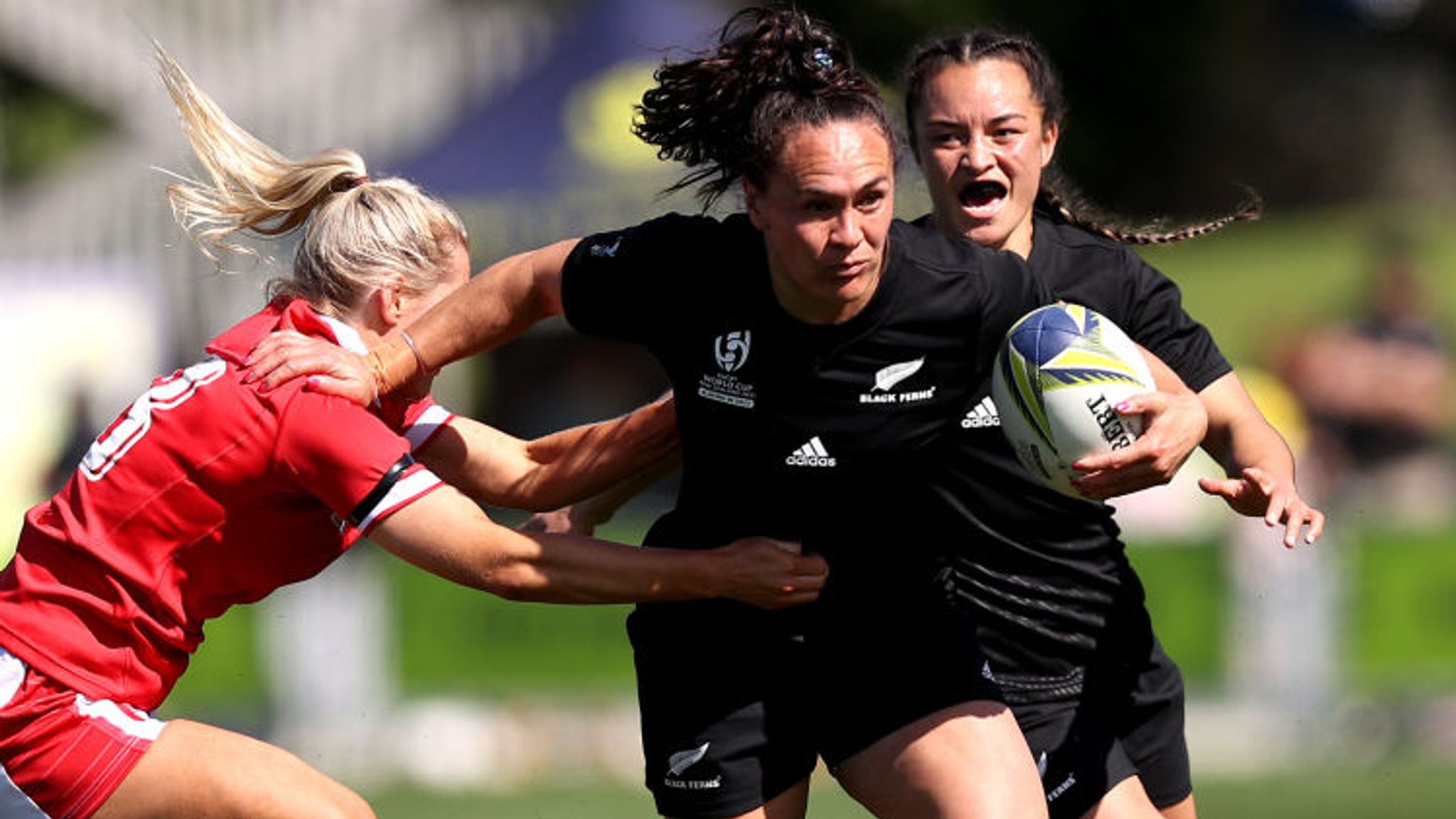 Womens Rugby World Cup New Zealand dominate Wales in 56-12 victory to secure quarter-final spot Rugby Union News Sky Sports