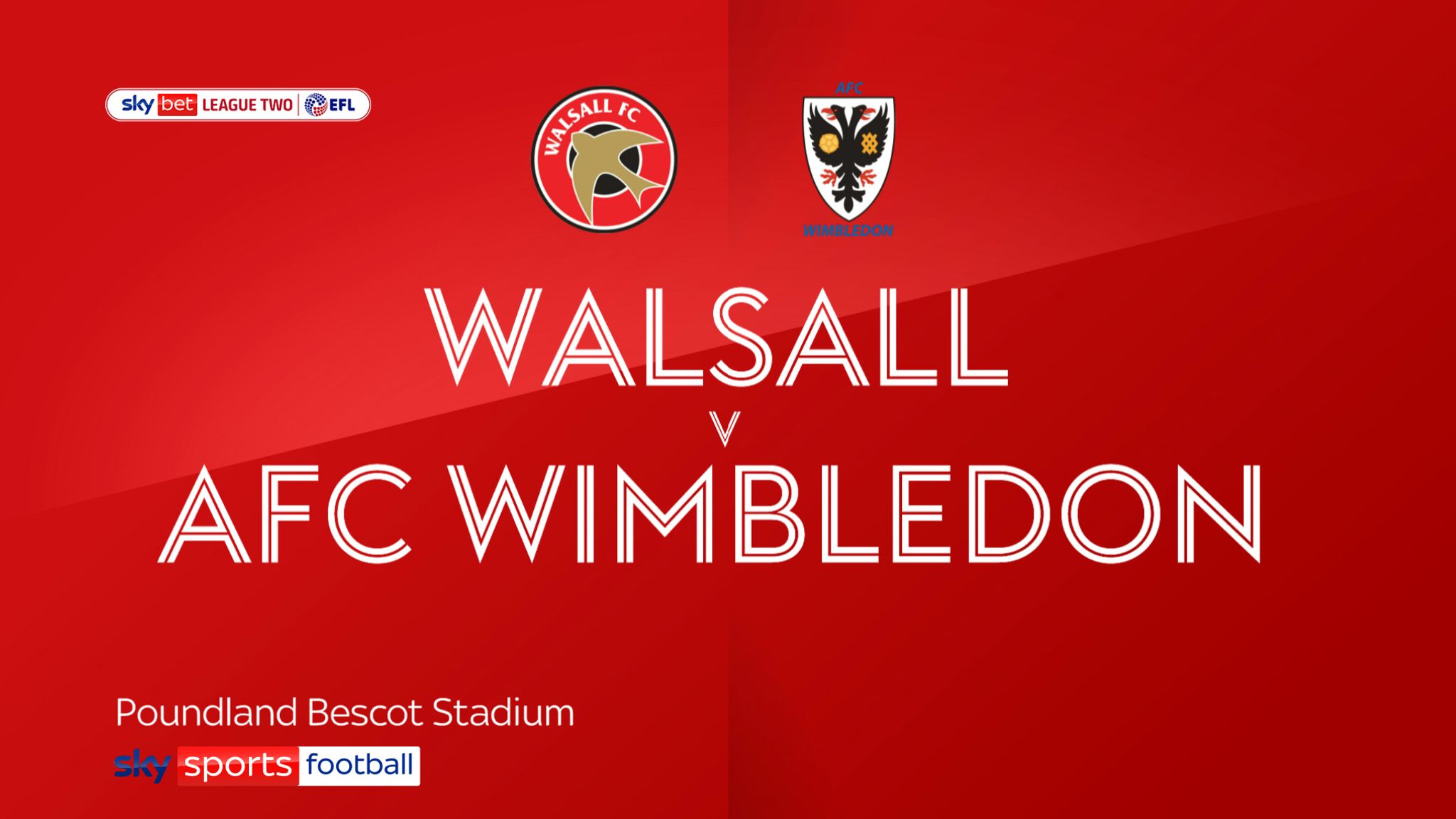 AFC Wimbledon v Walsall postponed - News - Walsall FC