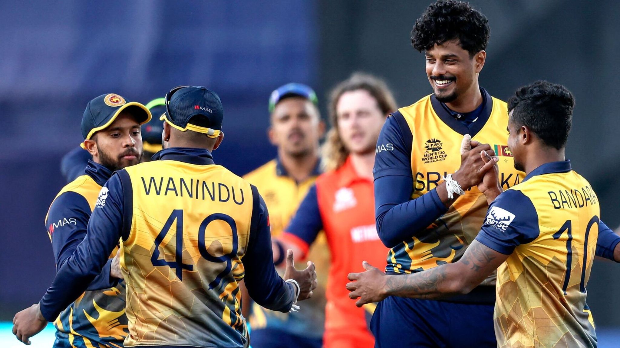 Wicket - Scott Edwards - Netherlands v Sri-Lanka ICC T20WC 2022