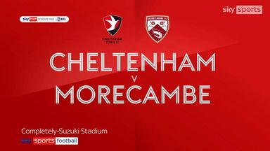 Cheltenham 1-0 Morecambe