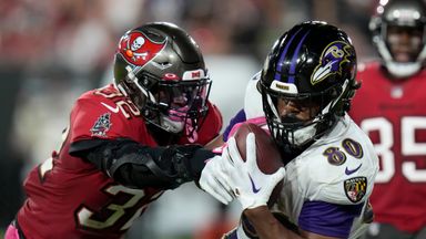 HIGHLIGHTS: Buccaneers Defeated by Baltimore Ravens 27-22 in Week 8