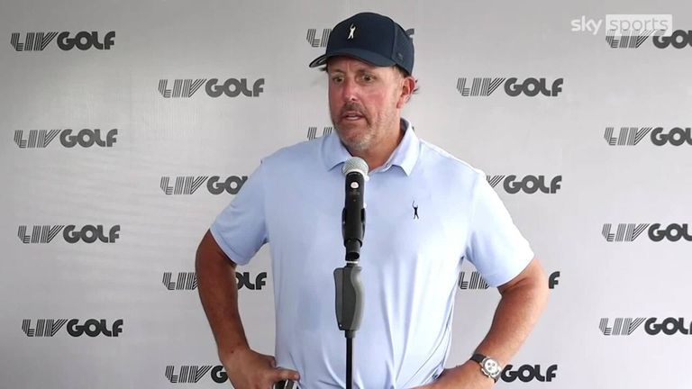 World Number 134 Phil Mickelson is happy to have full support from LIV Golf over their pursuit to earn world golf ranking points