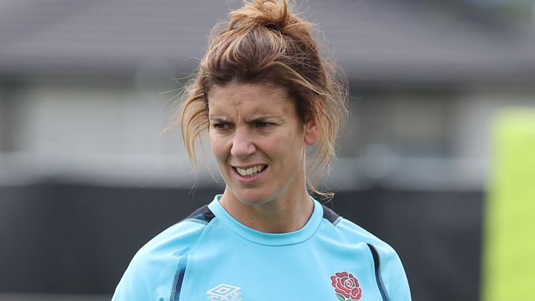 Sarah Hunter will manage England in their Women's World Cup opener against Fiji on Saturday.