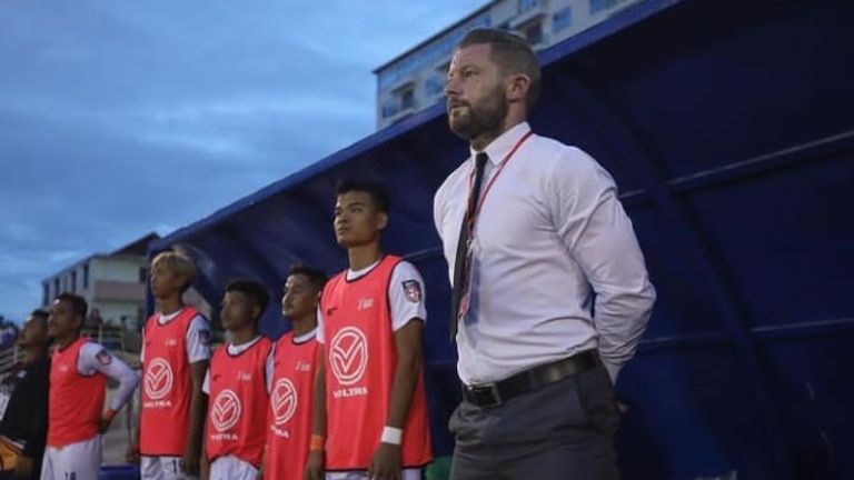 Alistair Heath is the English coach in charge of Cambodian side Angkor Tiger