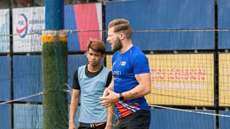 Alistair Heath is the English coach in charge of Cambodian side Angkor Tiger