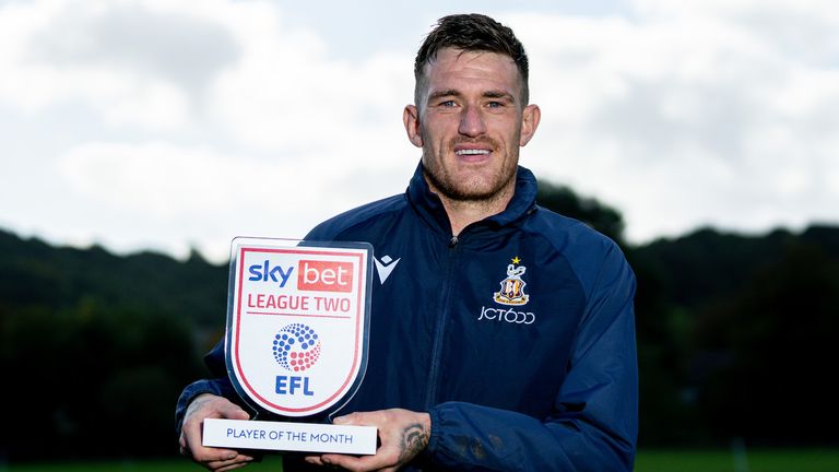 Andy Cook interview: Bradford striker on working with Mark Hughes and finally cracking the EFL | Football News | Sky Sports