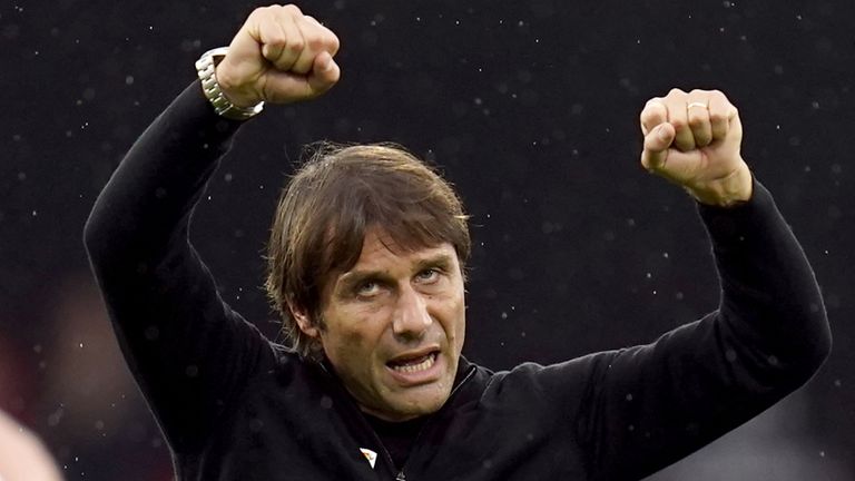 Tottenham Hotspur manager Antonio Conte after the Premier League match at the Vitality Stadium, Bournemouth. Picture date: Saturday October 29, 2022.