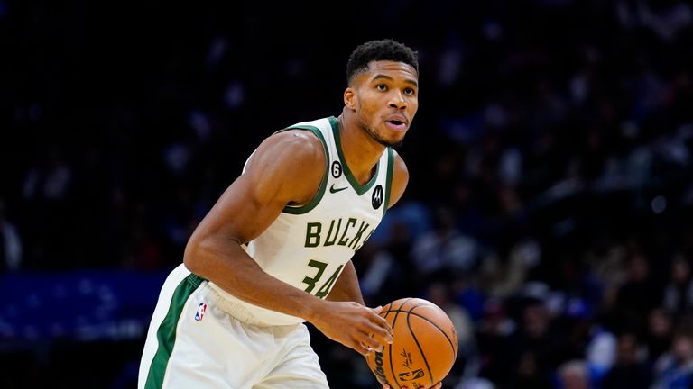 Giannis Antetokounmpo contributed with 21 points and 13 rebounds as Milwaukee secured victory over Philadelphia in their opening game of the NBA season.