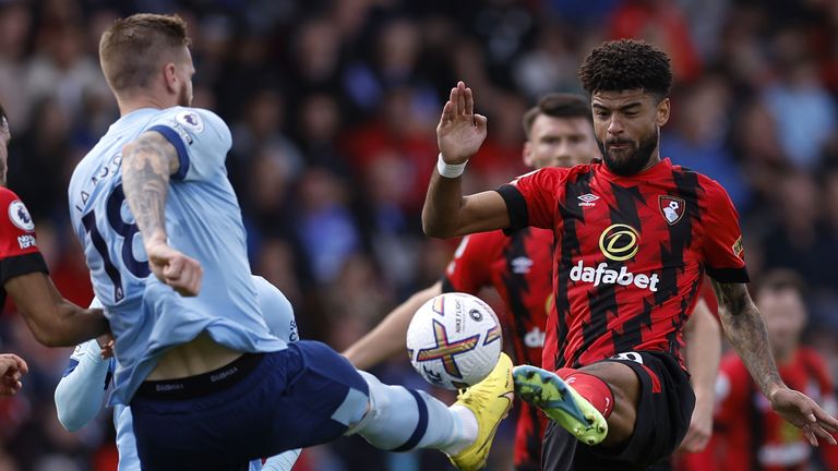 Philip Billing in action for Bournemouth