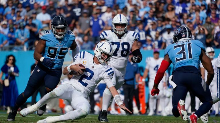 Highlights of the Indianapolis Colts against the Tennessee Titans from Week Seven of the NFL season