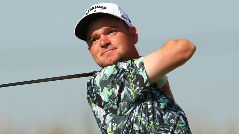 England's Dale Whitnell claimed a one-shot lead at the halfway stage of the Mallorca Open