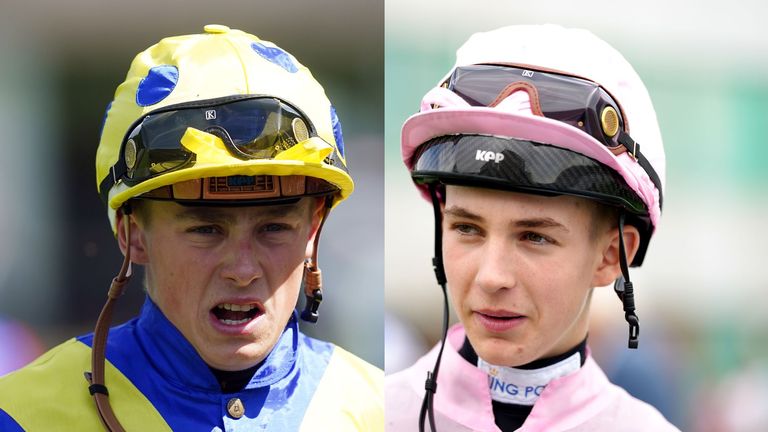 Benoit De La Sayette and Harry Davies are fighting it out to be champion apprentice this year