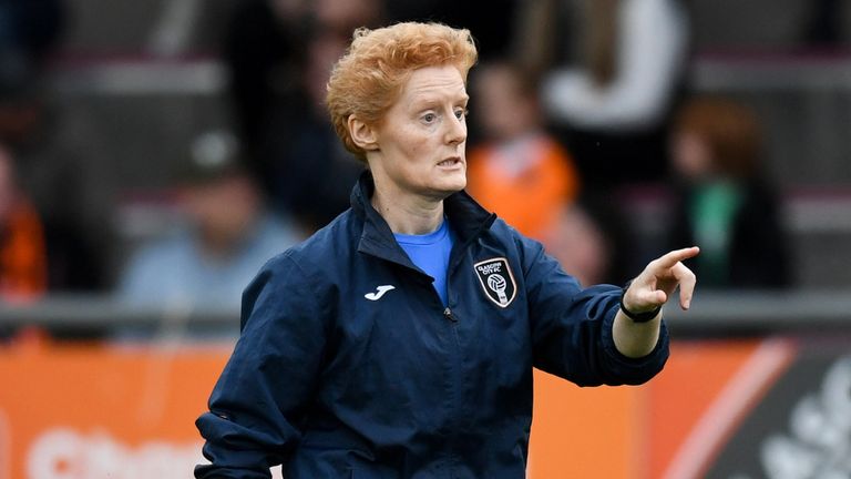 Glasgow City head coach Eileen Gleeson 