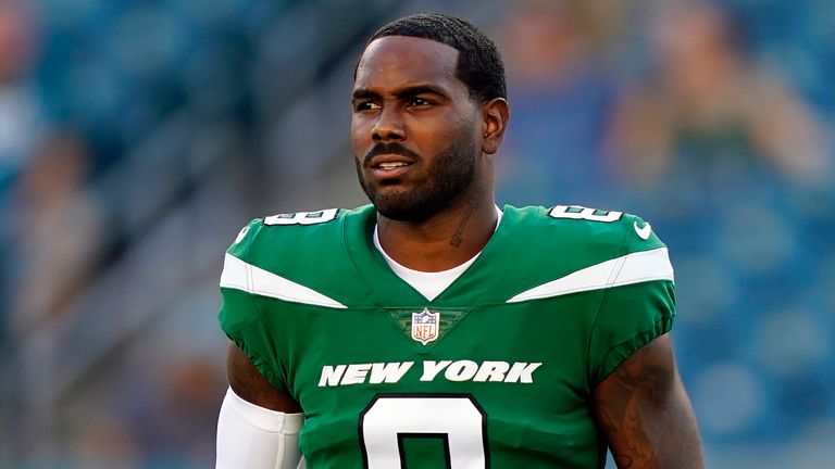 New York Jets wide receiver Elijah Moore was excused from practice by the team to attend to a personal matter involving his family.
