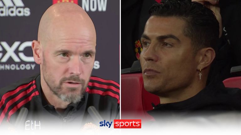 Manchester United manager Erik ten Hag says Cristiano Ronaldo refused to come on as a substitute against Tottenham.