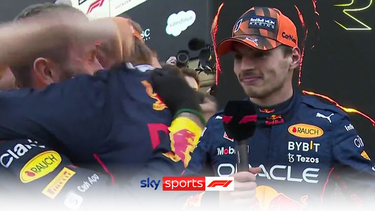 After a confusing finish, Johnny Herbert is the person to reveal to Max Verstappen that he has become 2022 F1 drivers’ world champion.