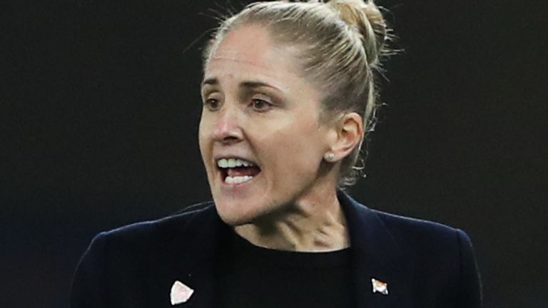 Wales manager Gemma Grainger during the FIFA Women's World Cup play-off match at Cardiff City Stadium, Wales. Picture date: Thursday October 6, 2022.